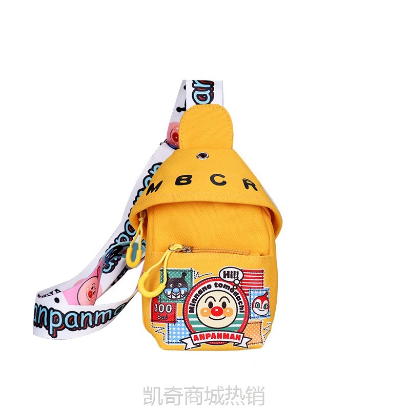 网红卡通帆布小包包女2021新款潮韩版森系儿童包单肩斜挎包胸前包