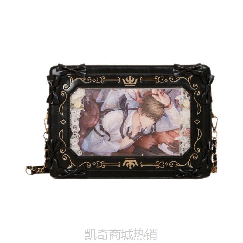 CDIWRI&KARI日系学院百搭娃包软妹看展痛包洛丽塔简约单肩斜挎包