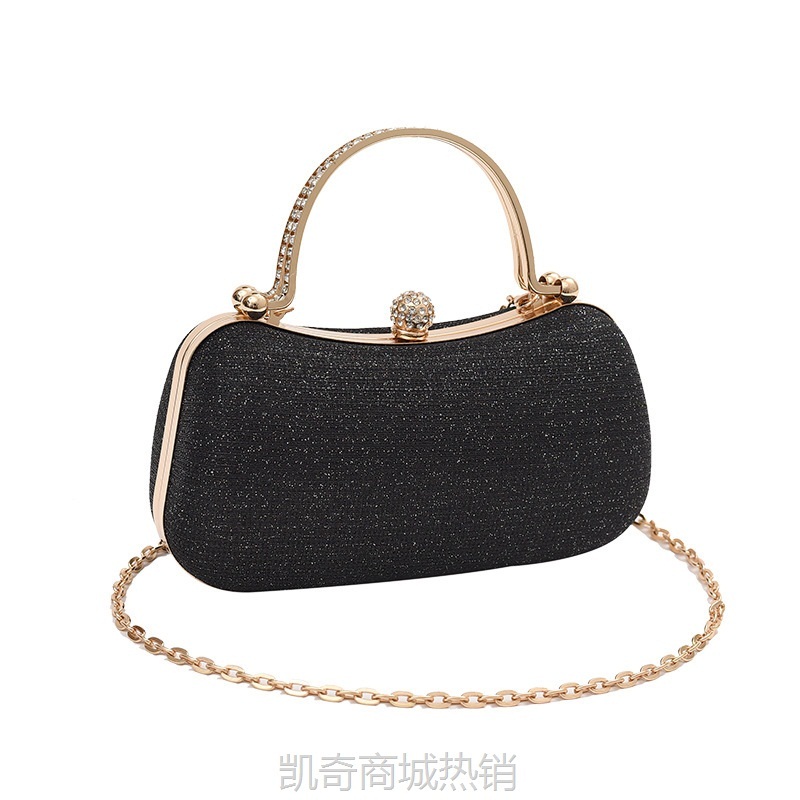 现货新款时尚链条手提包晚宴包单肩斜挎小方包个性女士包包女小包