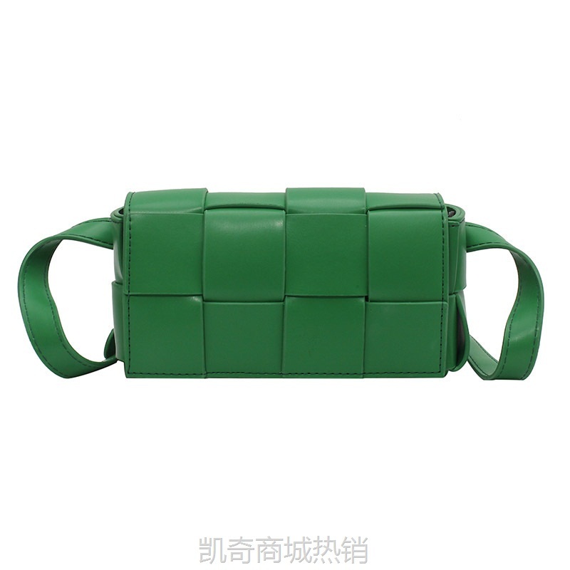 包包女包2024新款跨境小方包潮流网红编织包女单肩包斜挎腰包胸包