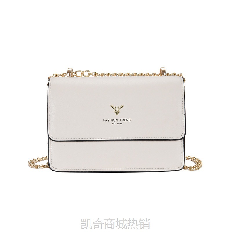包包女新款2024时尚韩版单肩包简约设计斜挎包链条女包ins小方包