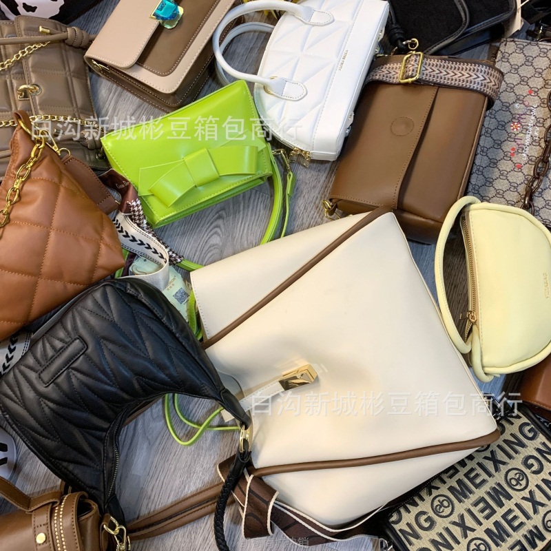 女士包包跨境货源批发外贸尾单新款单肩斜挎包手提包直播一件代发