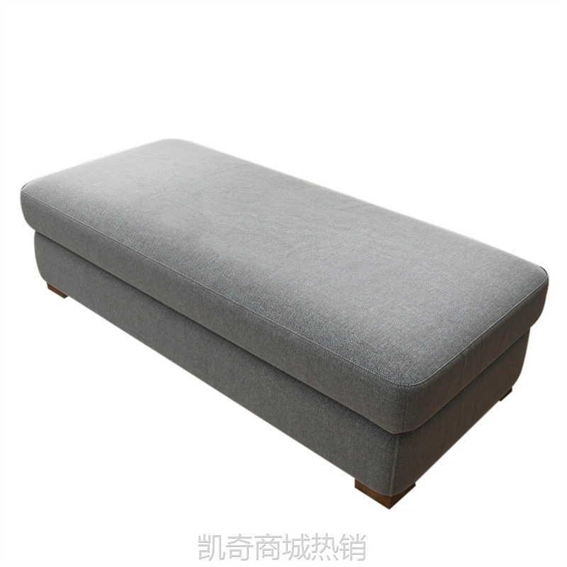 沙发凳北欧卧室床尾凳客厅长条凳实木科技布脚踏凳新款简约床前榻