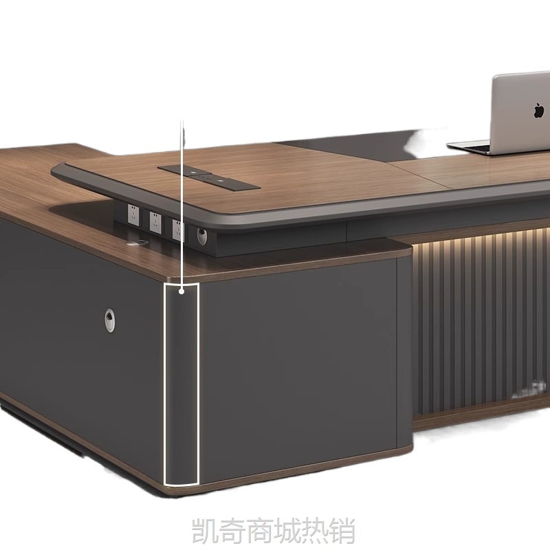 老板办公桌简约现代桌椅组合高级感大班台单人总裁桌经理办公家具