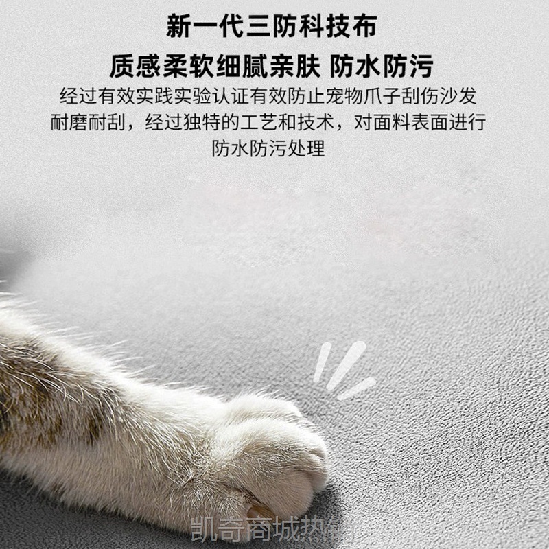 休闲轻奢懒人沙发小户型客厅家用云朵沙发简约现代布艺沙发奶油风
