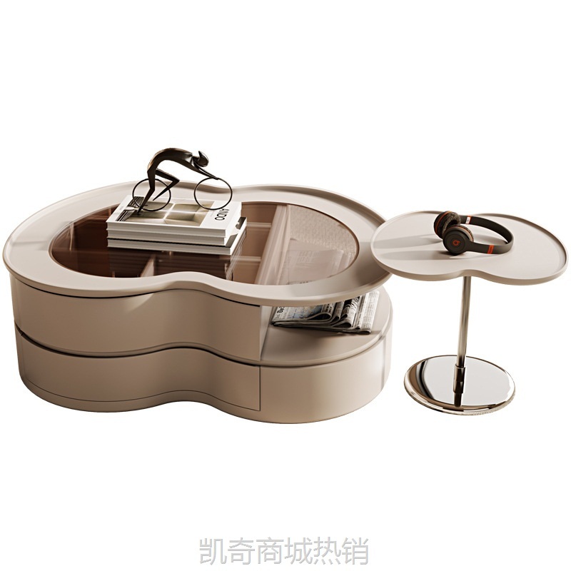 苹果茶几北欧家用客厅简约现代小户型异形桌宅寂风网红茶几批发
