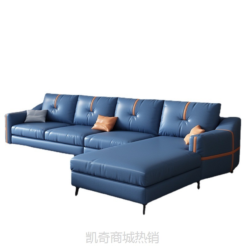 免洗科技布沙发客厅整装轻奢大小户型可拆洗意式简约现代布艺沙发