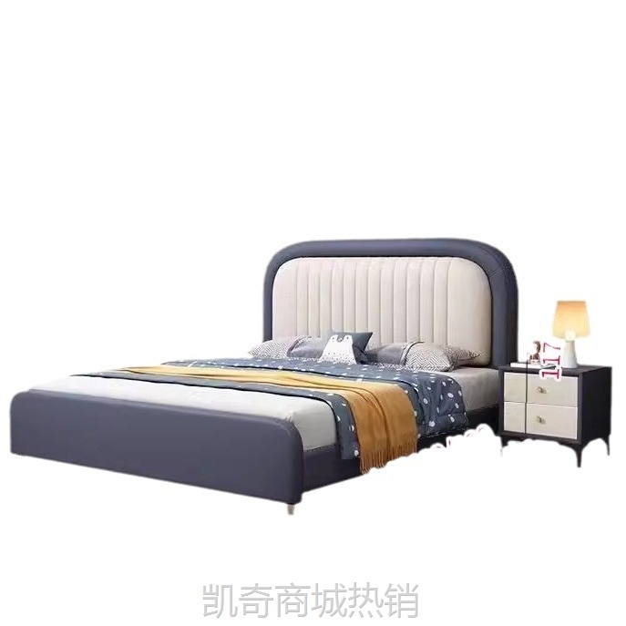 轻奢儿童床男孩床现代简约小孩床1.2单人床女孩床1.5米储物软包床