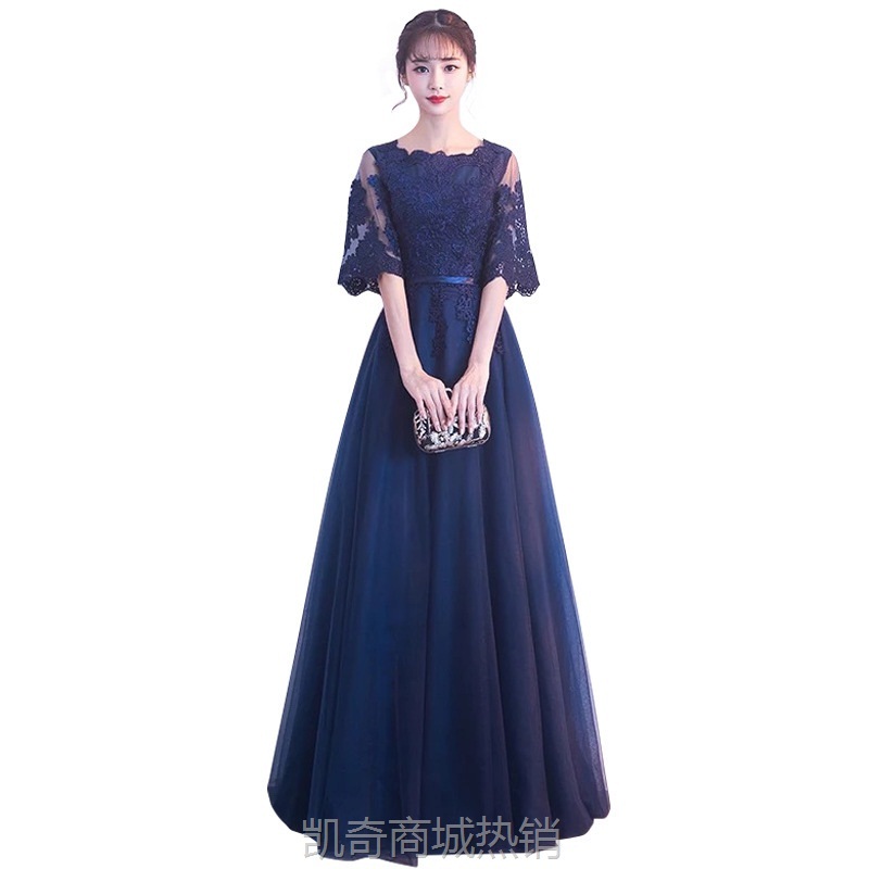 大码晚礼服女胖mm 显瘦宴会气质加肥加大欧美年会长款礼服裙200斤