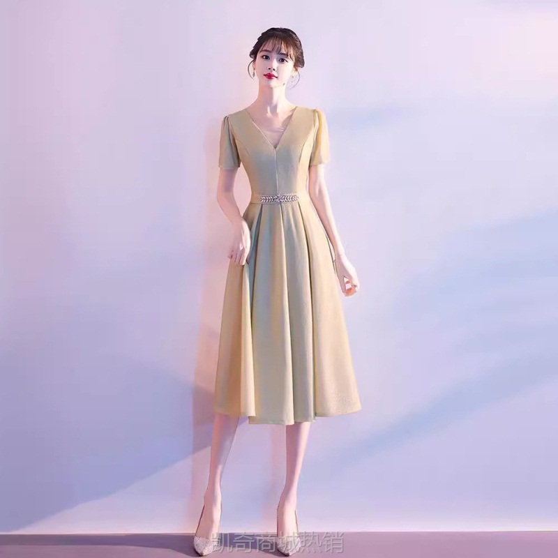 大合唱服演出服女长裙新款成人舞台表演服主持诗歌比赛合唱团礼服