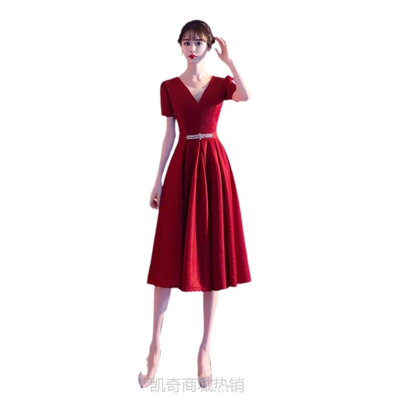 大合唱服演出服女长裙新款成人舞台表演服主持诗歌比赛合唱团礼服