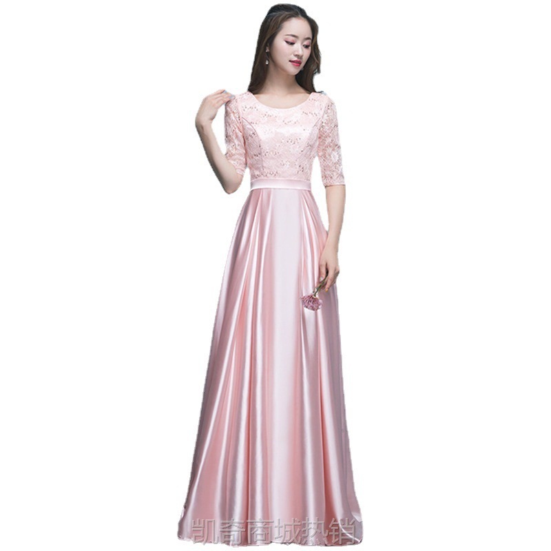 大合唱团演出服女现代学生舞台装长款成人艺考独唱年会礼服女长裙