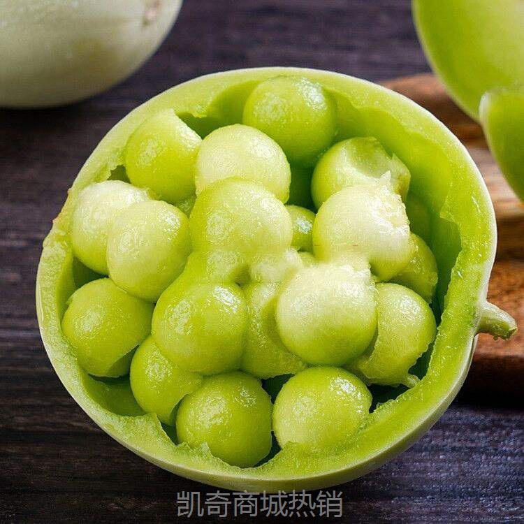 玉菇甜瓜新鲜应季水果冰淇淋甜瓜一件代发批发价产地整箱包邮直发