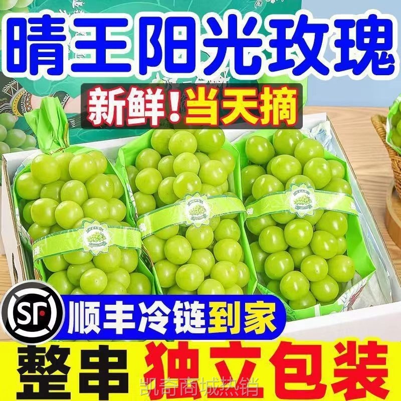 阳光玫瑰葡萄新鲜水果批发应季孕妇青提晴王提子橄榄