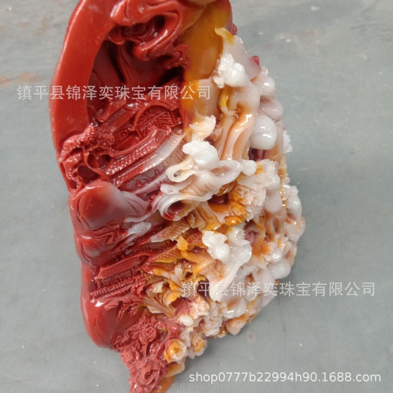 厂家直销仿寿山石七仙女摆件芙蓉石山水雕刻家居饰品工艺品大摆件