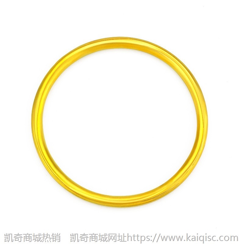 小红书抖音同款爆款传承古法镀金色手镯复古磨砂面手环情侣男女款