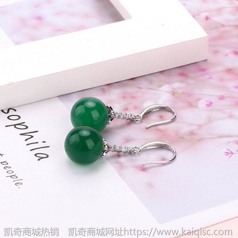 2020新款复古宫廷耳环AAA玛瑙耳坠女长款气质韩国耳钩耳饰品多款