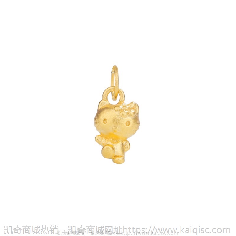 999足金黄金项链3d硬金吊坠项链0.2g起专供抖音直播基地支持代发