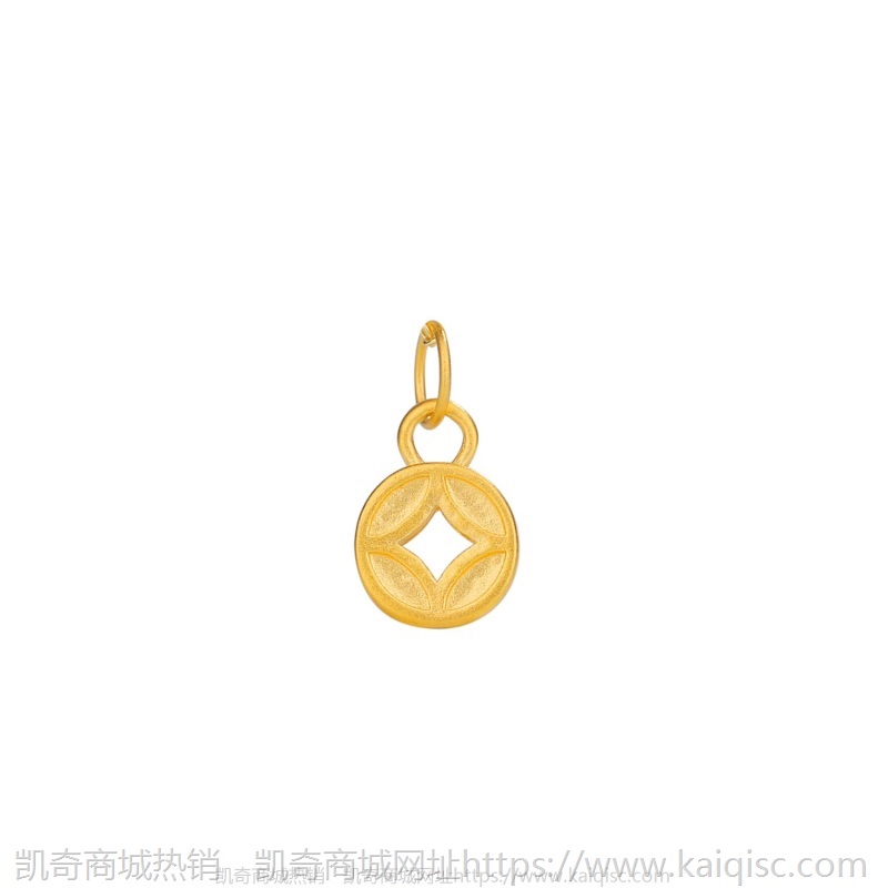 999足金黄金项链3d硬金吊坠项链0.2g起专供抖音直播基地支持代发