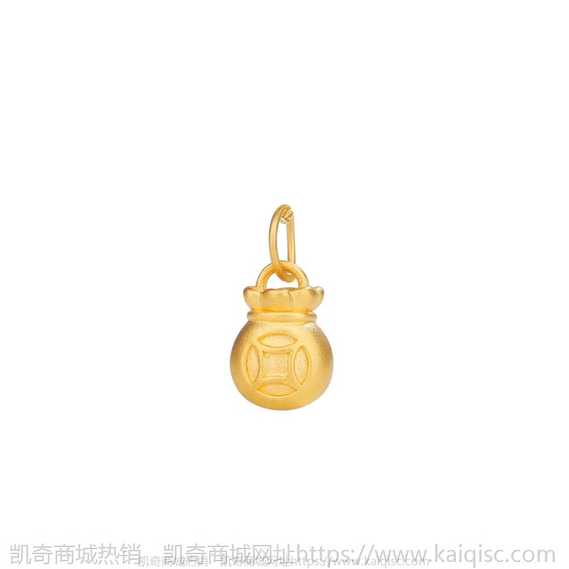 999足金黄金项链3d硬金吊坠项链0.2g起专供抖音直播基地支持代发