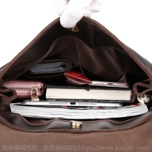 男包 真皮复古疯马皮双肩包多功能男女双肩背包头层牛皮 背包