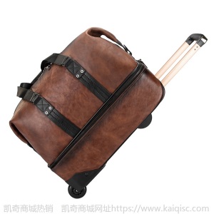 复古真皮拉杆包男大容量行李包女登机拉杆箱旅行包手提旅游包凯奇