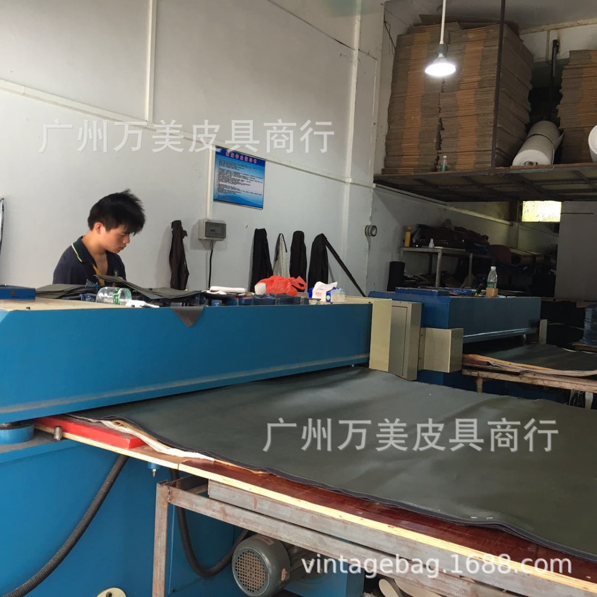 中古包车间生产照片