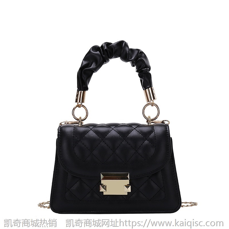 凯奇批发菱格绣线包包女2021新款潮流女包时尚单肩斜挎包bags代发