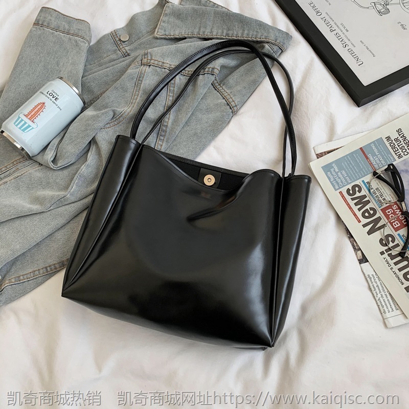 包包女2021新款潮时尚单肩包百搭通勤手提包大容量学生上课托特包