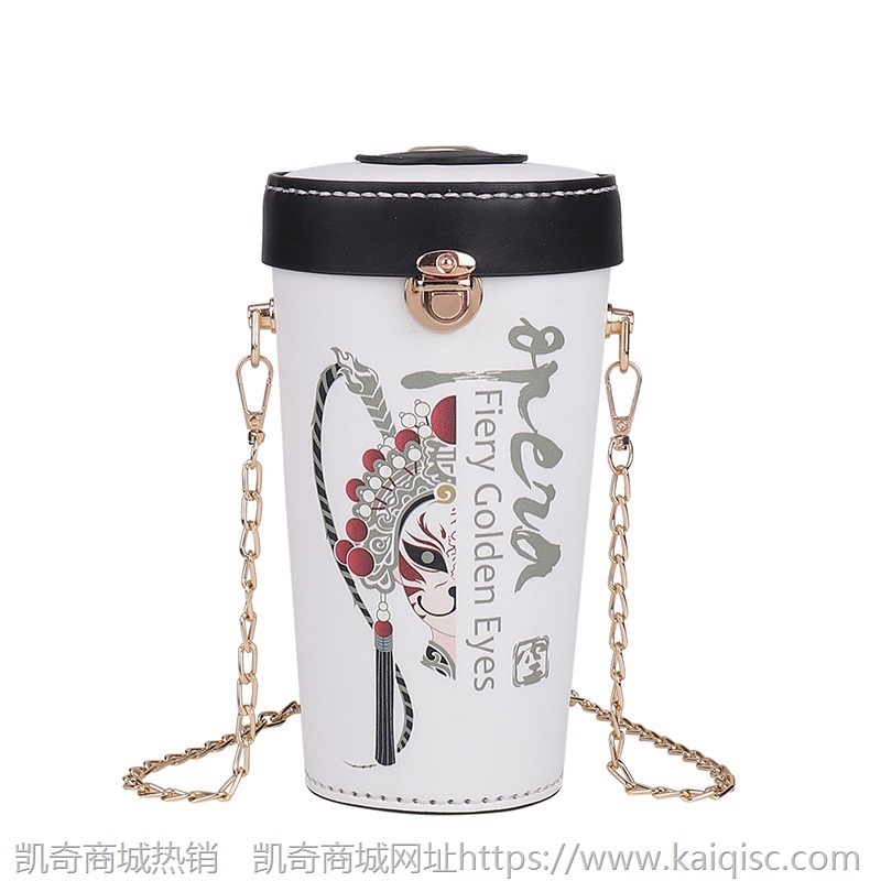 新款印花小水桶包时尚单肩斜挎小包洋气斜挎女包潮DIY手工材料包