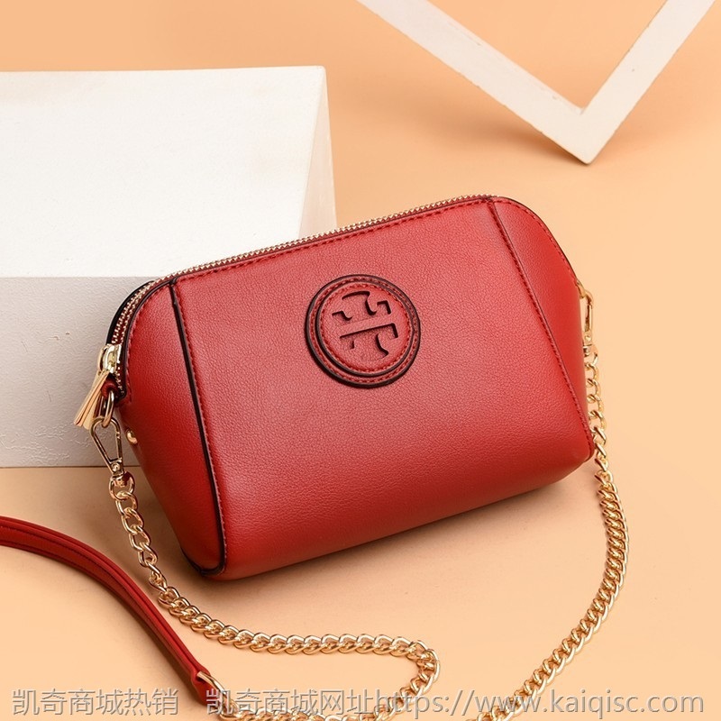 斜挎包女链条女士2020新款休闲PU时尚单肩包斜跨贝壳小包一件代发