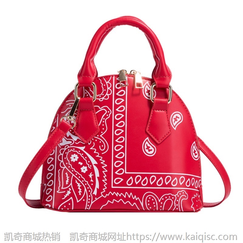 新款彩绘手提包洋气单肩包女包包潮流时尚甜美清新斜挎包一件代发