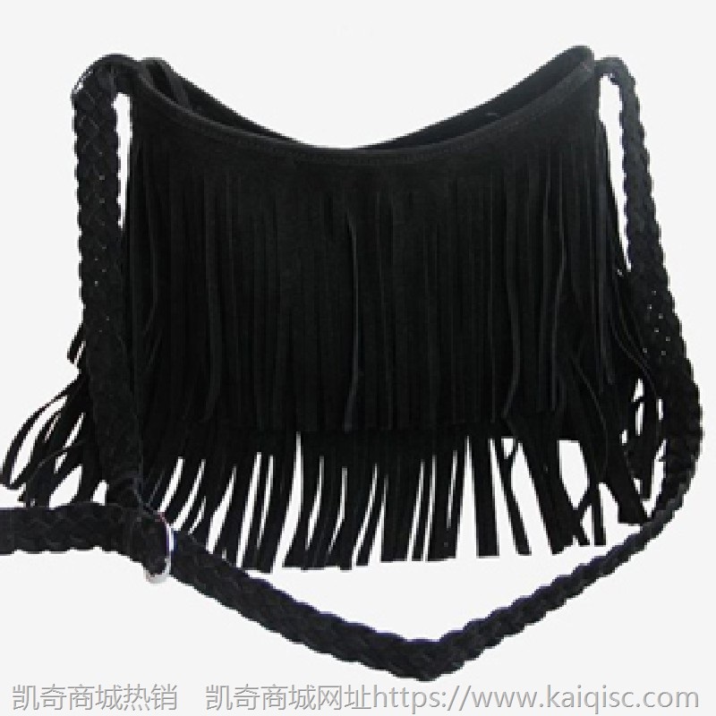 2021新款磨砂女士单肩包 韩版时尚复古流苏斜挎包包女凯奇bags