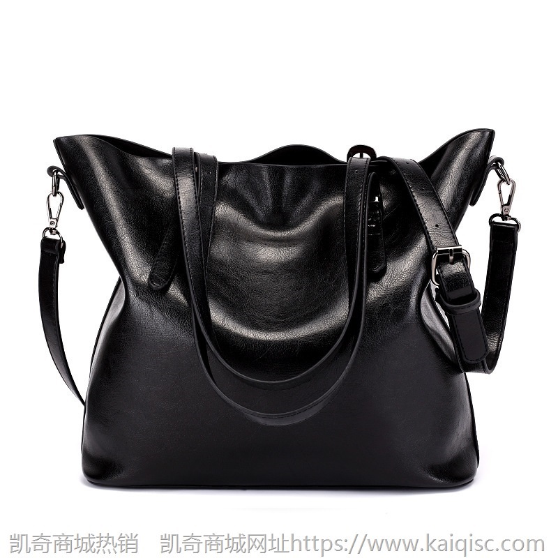 2018新款油皮托特包百搭大包凯奇时尚简约女包单肩斜挎女士手提包