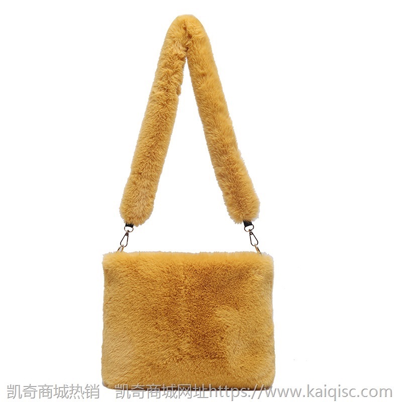 女包2021新款包包大容量单肩毛绒斜挎包时尚休闲可爱圣诞毛毛大包