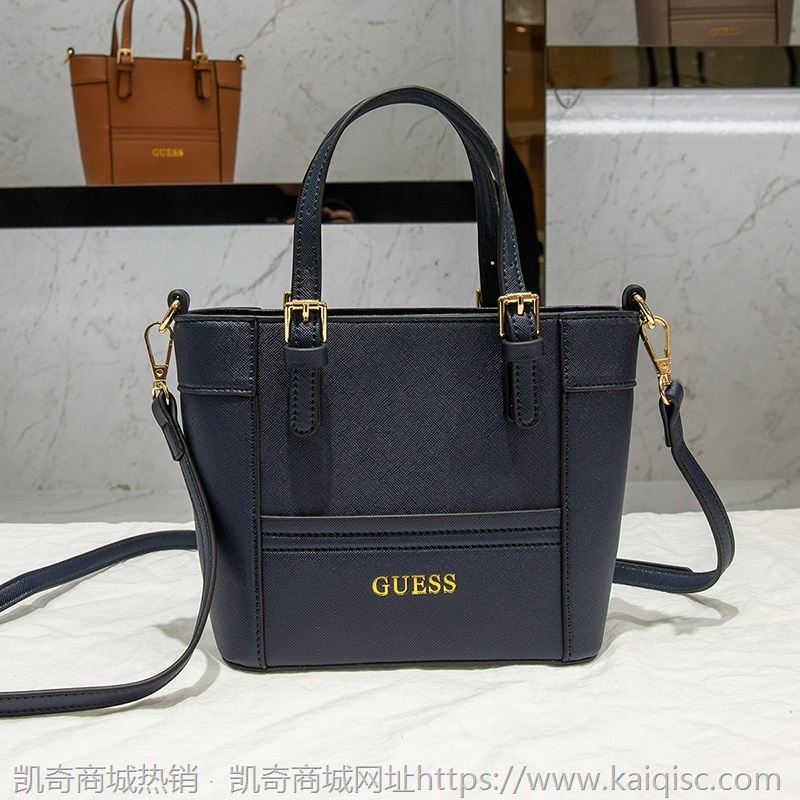 女包gues凯奇时尚潮出口凯奇迷你托特包十字纹单肩斜挎手提女士包