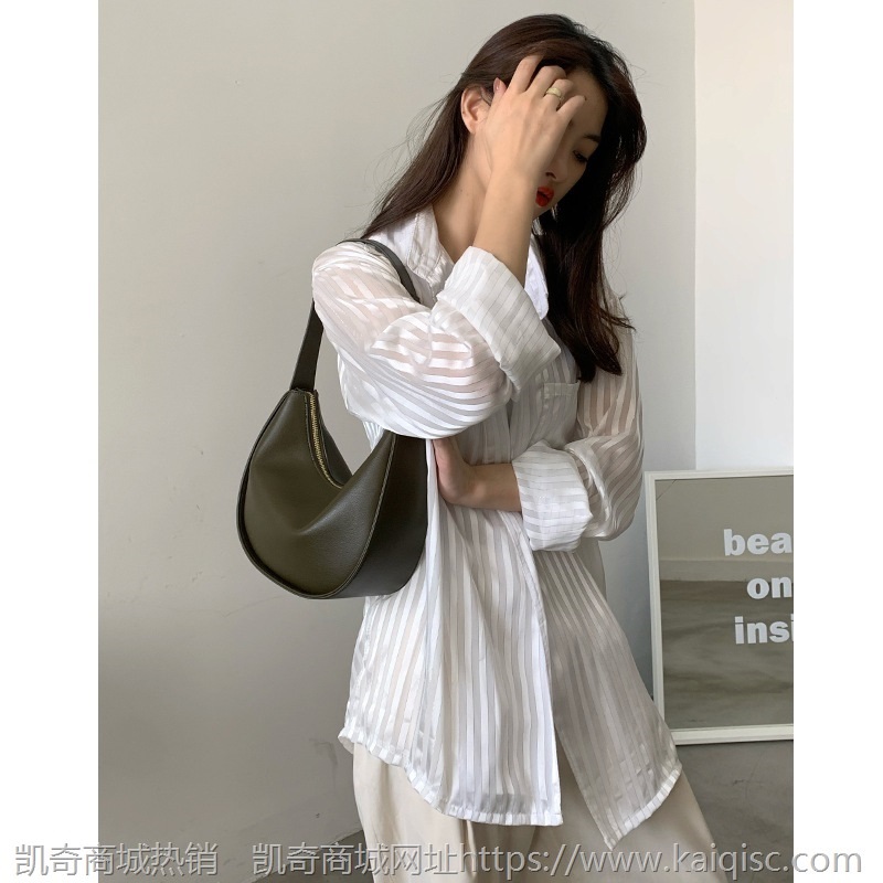 包包女2021新款质感高级小众腋下包时尚真皮单肩包百搭复古法棍包