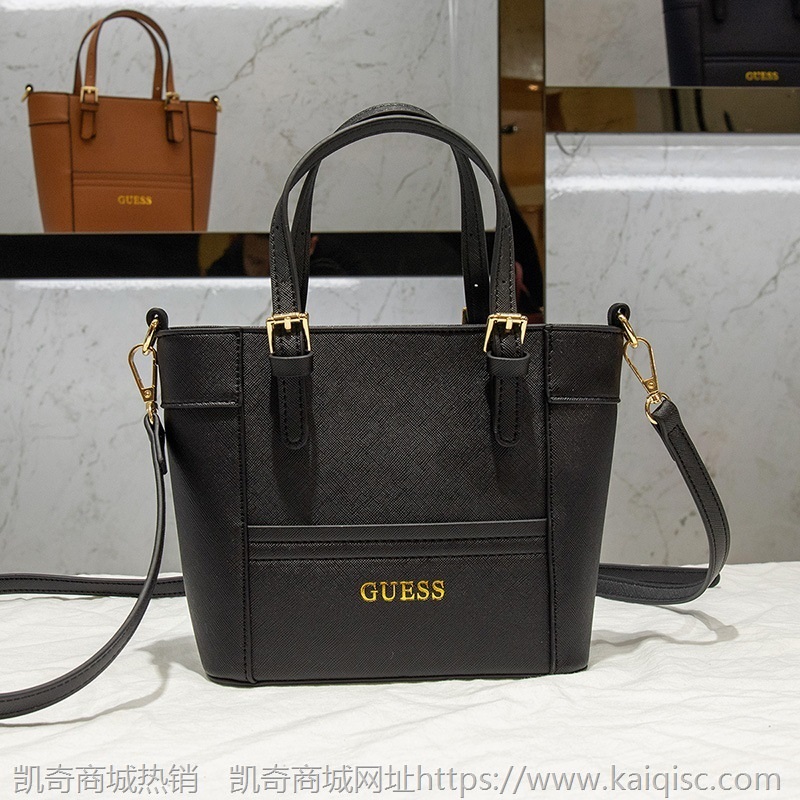 女包gues凯奇时尚潮出口凯奇迷你托特包十字纹单肩斜挎手提女士包