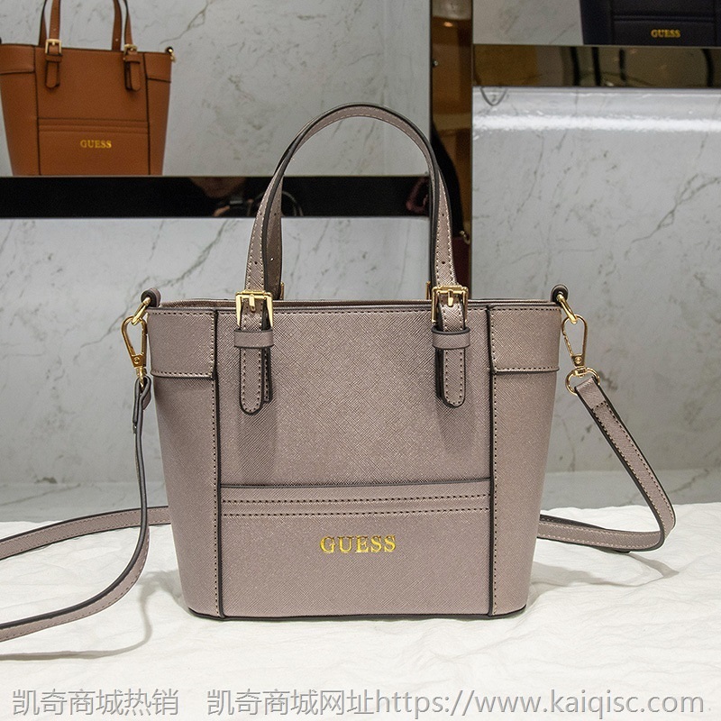 女包gues凯奇时尚潮出口凯奇迷你托特包十字纹单肩斜挎手提女士包