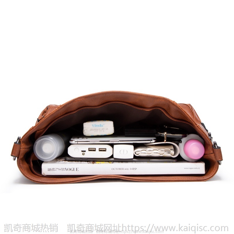 一件代发新款时尚潮流大容量托特包休闲手提单肩斜挎包复古大包