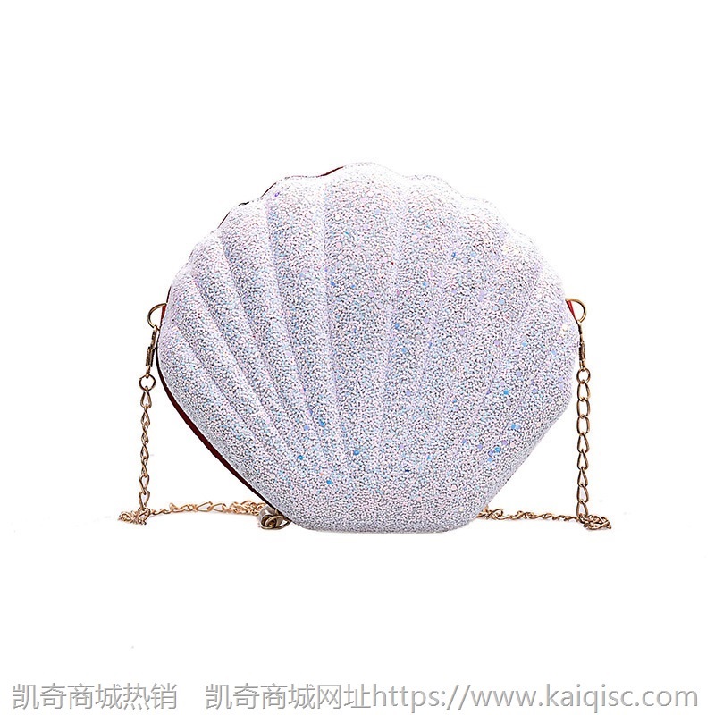 2020上新亮晶晶贝壳斜挎迷你小包包韩版小仙女时尚单肩包批发