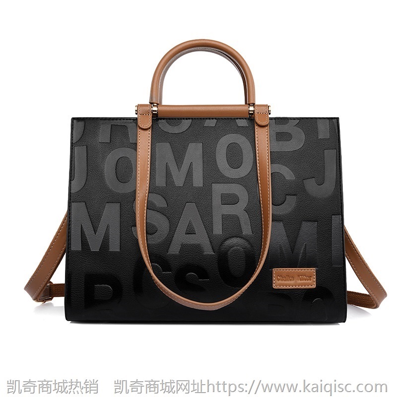 源头厂家直供包包2021新款时尚单肩斜挎女包大容量字母女士手提包