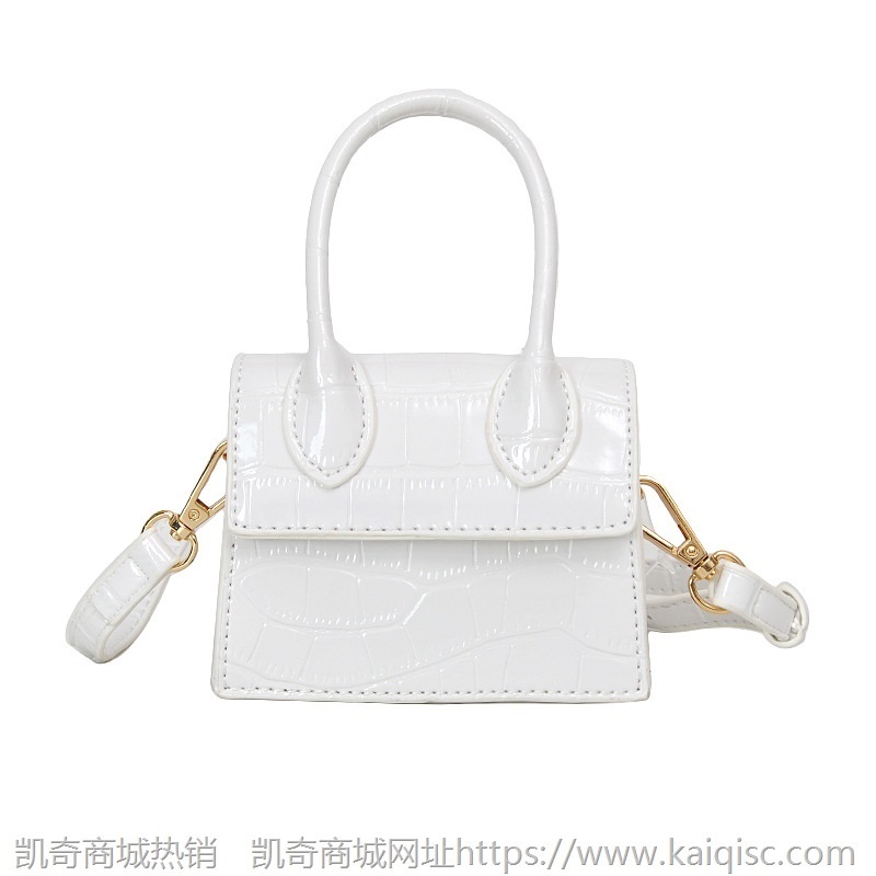 女包2021秋季凯奇时尚网红女包个性迷你手提包斜挎包鳄鱼纹单肩包