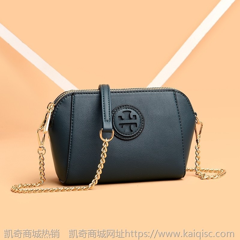 斜挎包女链条女士2020新款休闲PU时尚单肩包斜跨贝壳小包一件代发