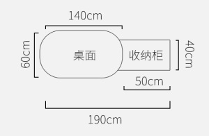 转角书桌简约现代办公桌电脑桌意式极简轻奢创意书房家具套装组合