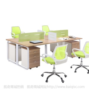 广州办公家具电脑办公桌2人位组合职员简约现代4/6人位屏风办公桌