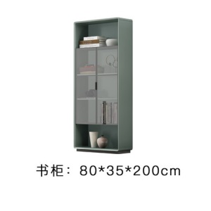 转角书桌简约现代办公桌电脑桌意式极简轻奢创意书房家具套装组合