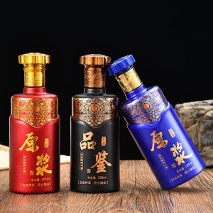 结婚喜宴专用喜酒瓶定制家用一斤装白酒婚庆瓶密封原浆酒空瓶玻璃