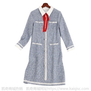200斤微胖妹妹mm春装新款显瘦收腰遮肚连衣裙加肥加10904