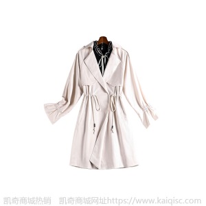 胖mm大码上衣收腰显瘦气质风衣2021春季新款韩版洋气女式外套8700